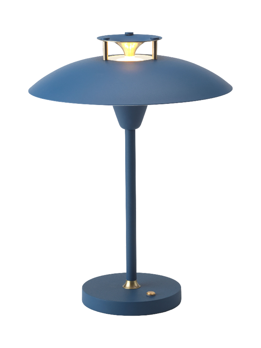 
LED Design Outdoor Table Lamp "Mini Stepp 1-2-3" - Dark blue / Large