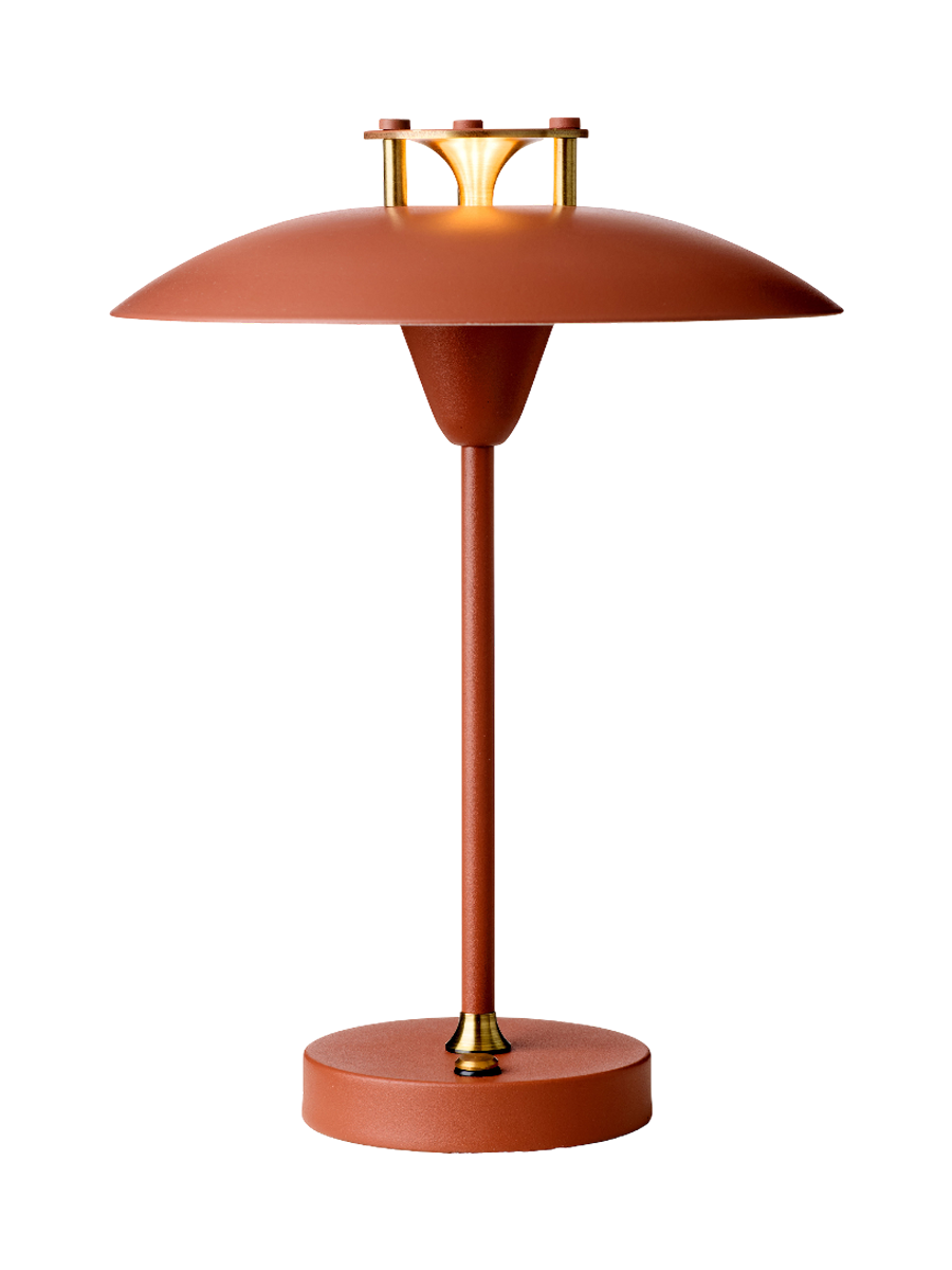 
LED Design Outdoor Table Lamp "Mini Stepp 1-2-3" - Terracotta / Small