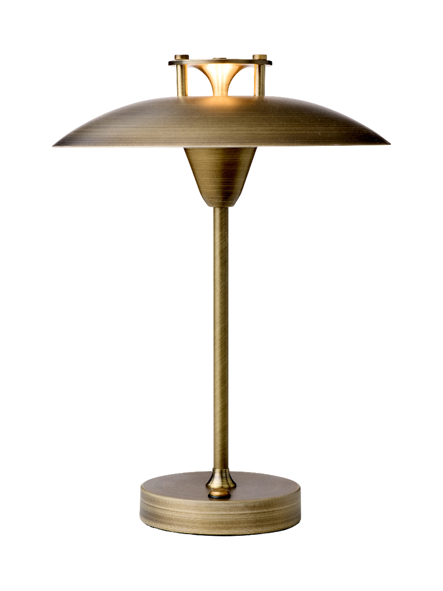 
LED Design Outdoor Table Lamp "Mini Stepp 1-2-3" - Antique / Small