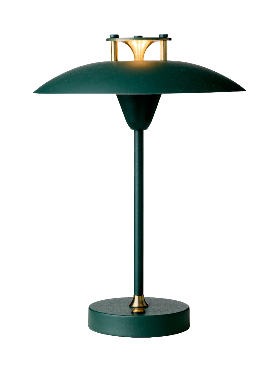 
LED Design Outdoor Table Lamp "Mini Stepp 1-2-3" - Dark green / Small