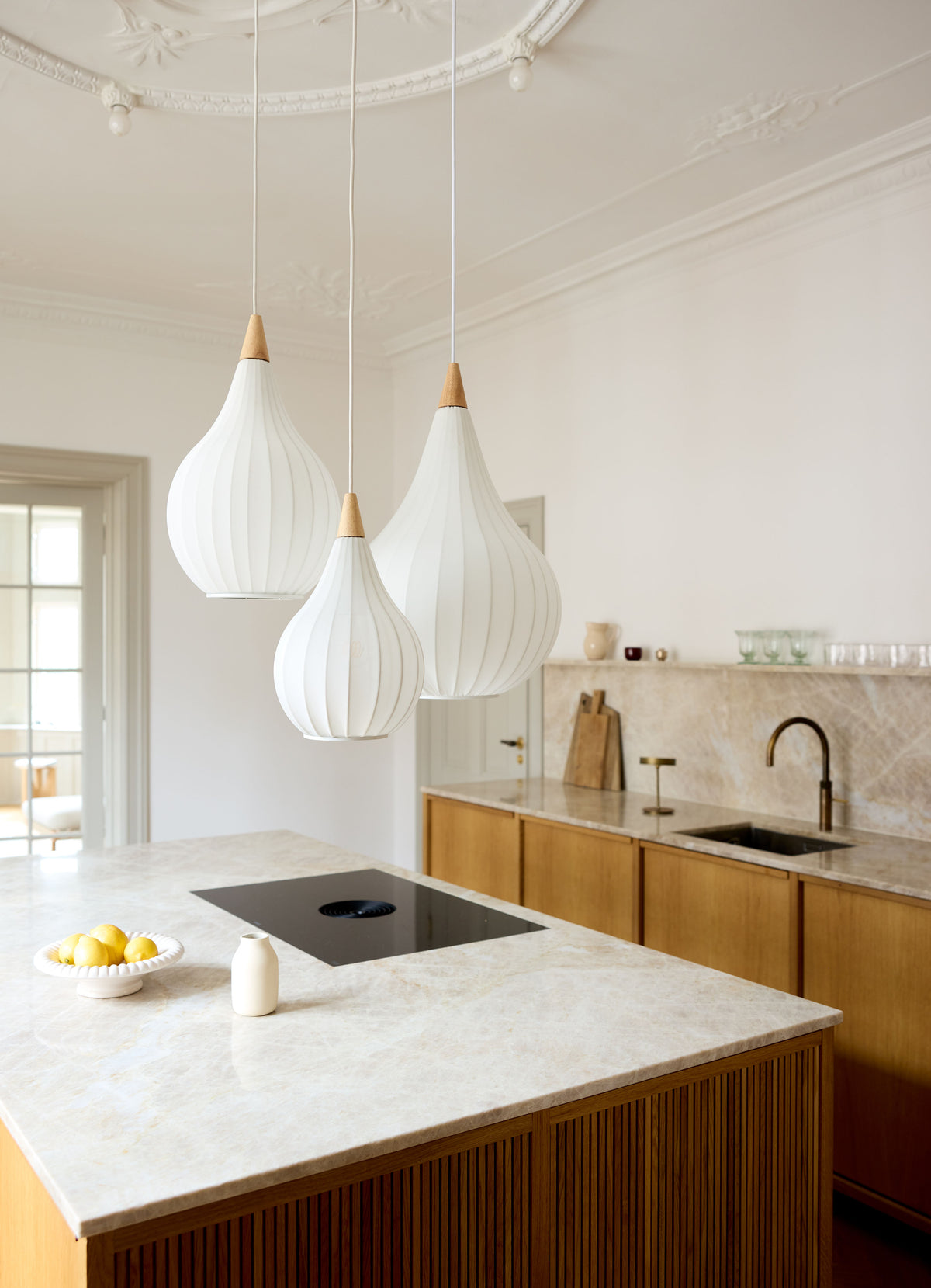 
"Drops Textile" Designer Pendant Lamp - ø 30cm