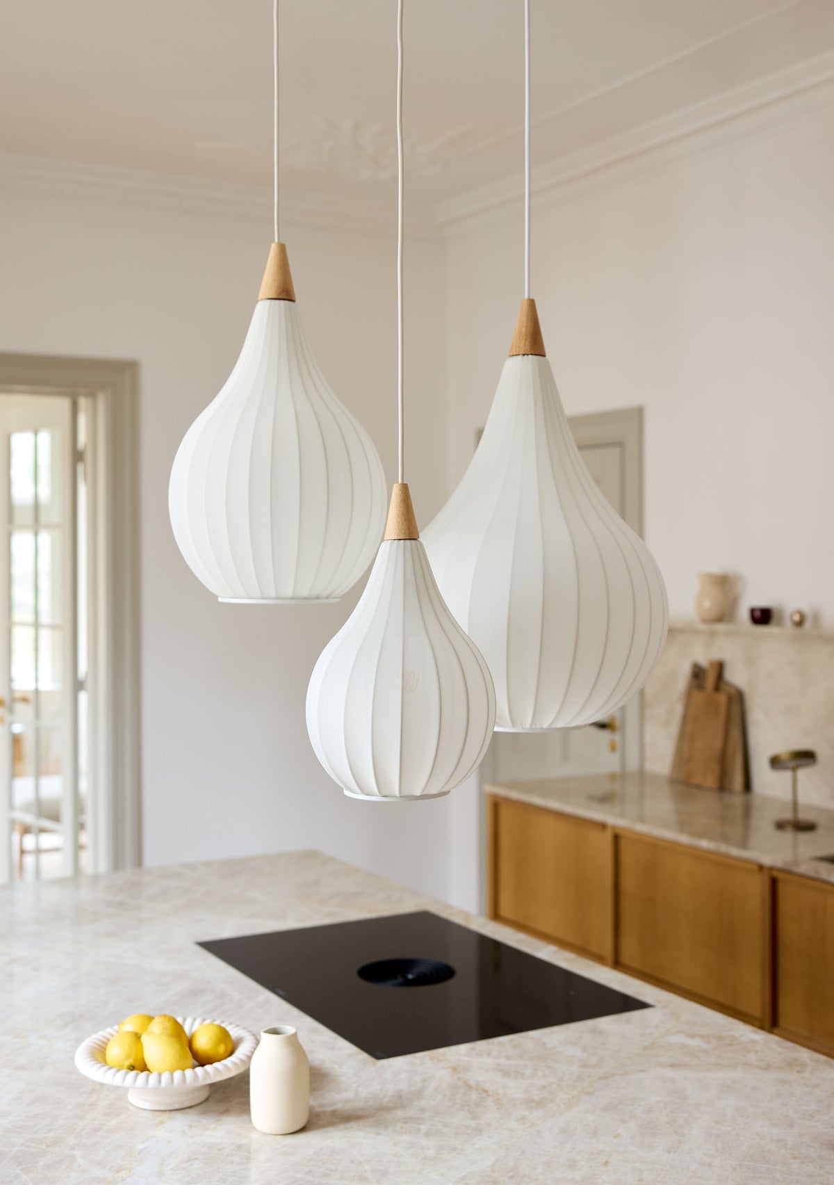
"Drops Textile" Designer Pendant Lamp - ø 30cm