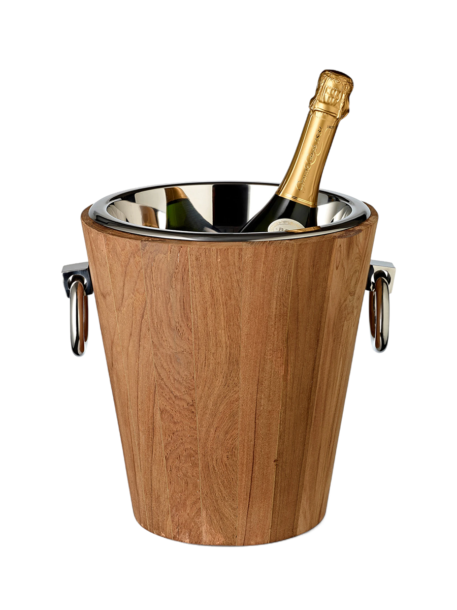 
Premium Wine Cooler "Saint Tropez" in Teak & Stainless Steel