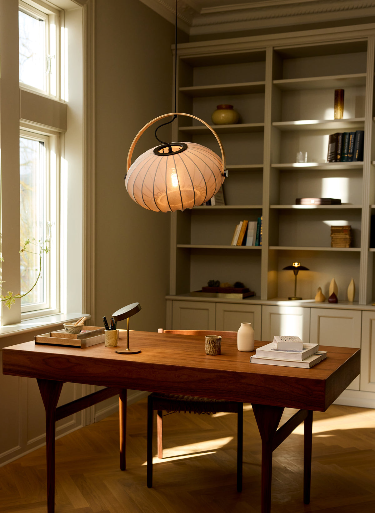 
Design Pendellampe "DC Textile" - Grau