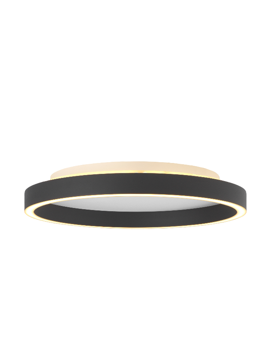 
Plafonnier LED design "Backlight String" - Noir / Grand