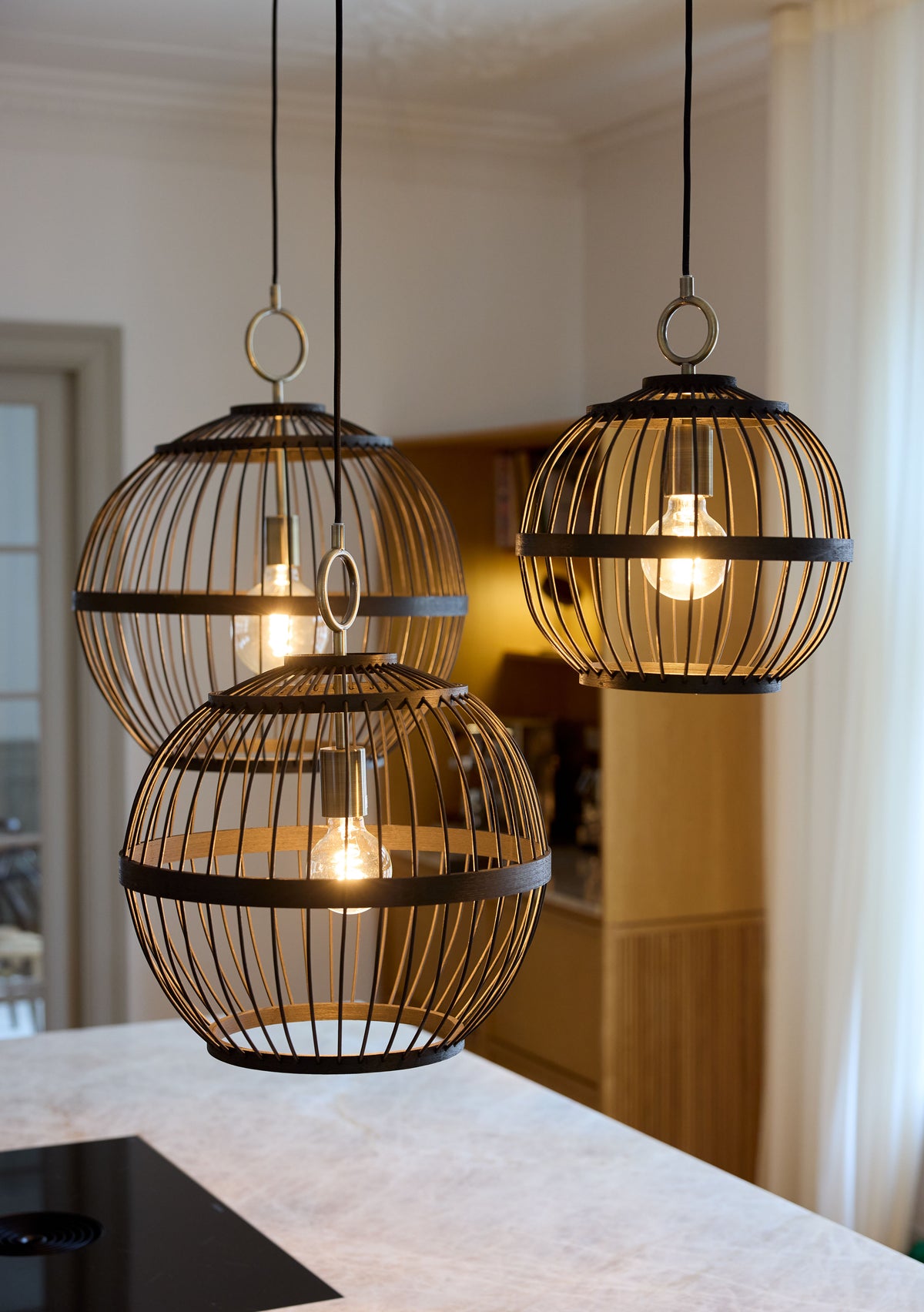 
Lampada a sospensione di design "Stockholm Nordic Edition" - Nero / Medio