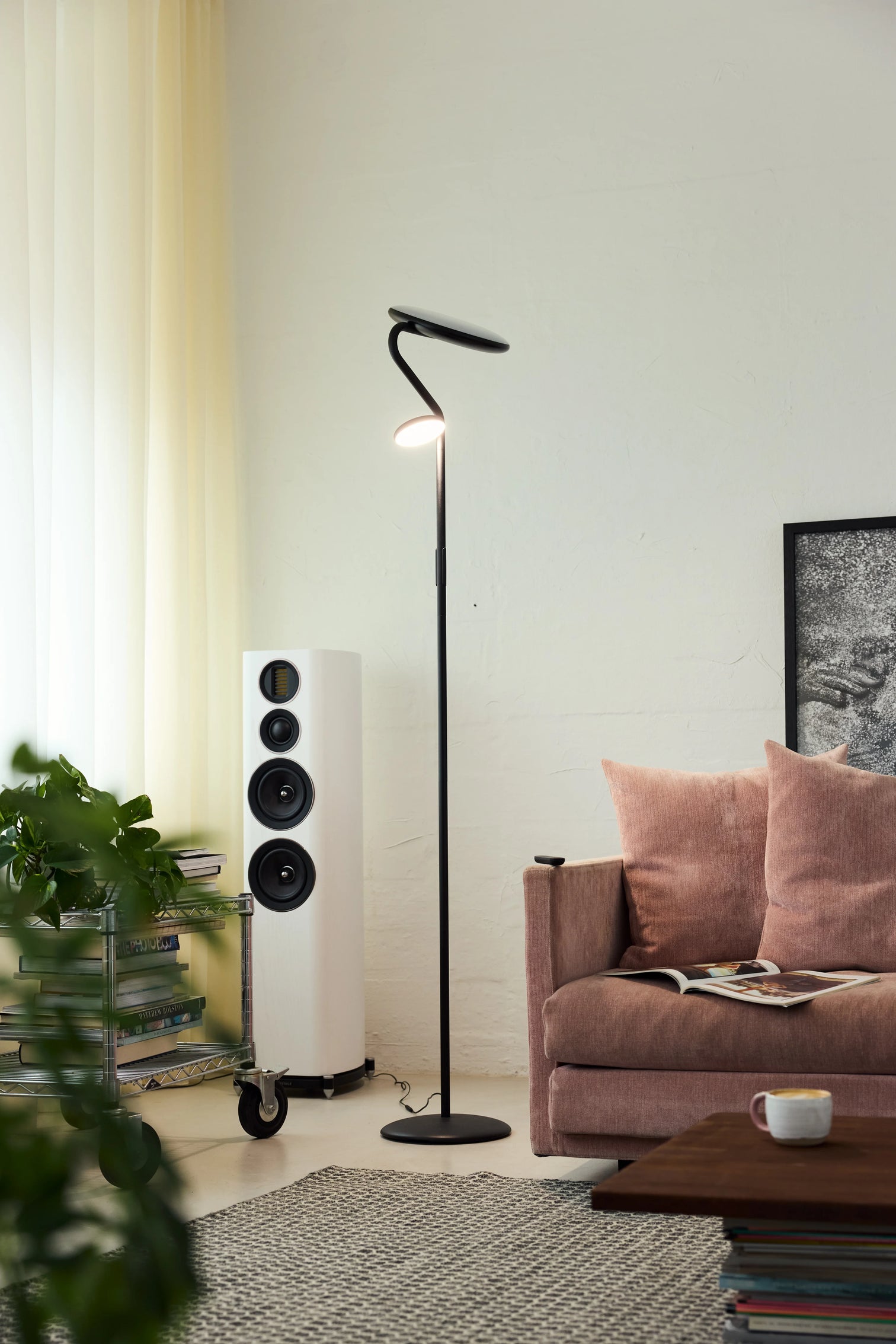 
Lampadaire double LED "Slim Uplight"