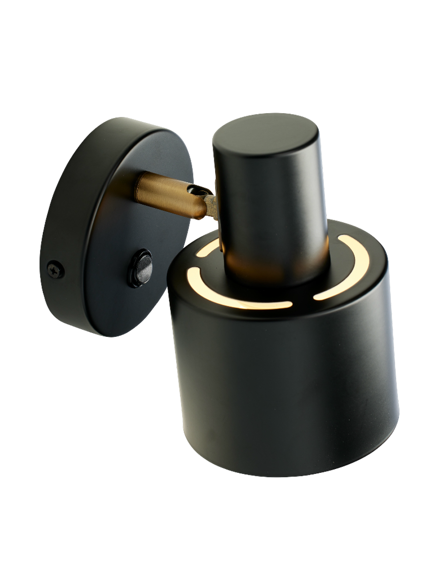 
Designer Wall Lamp "Vogue" - Black