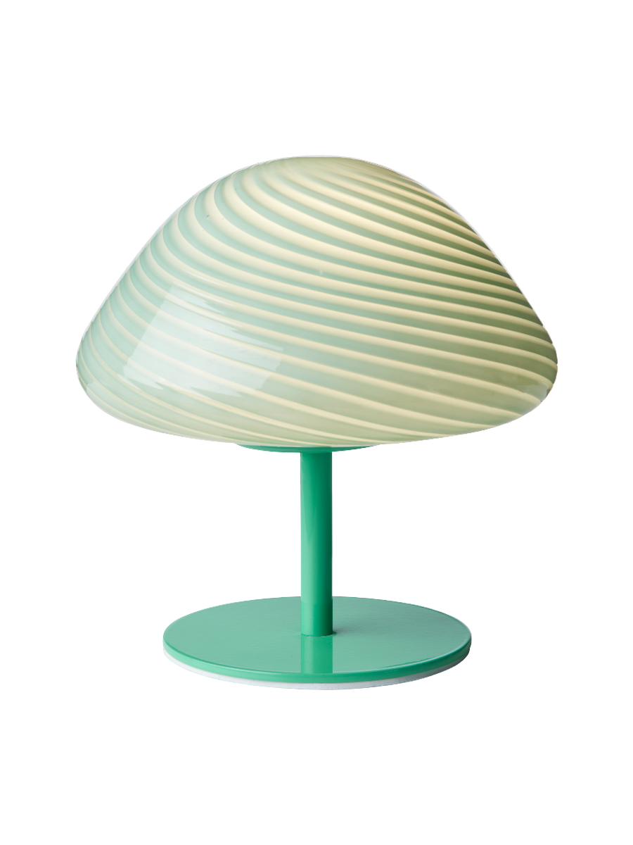 
Lampada da tavolo di design "Candy Mini Mush" - Turchese