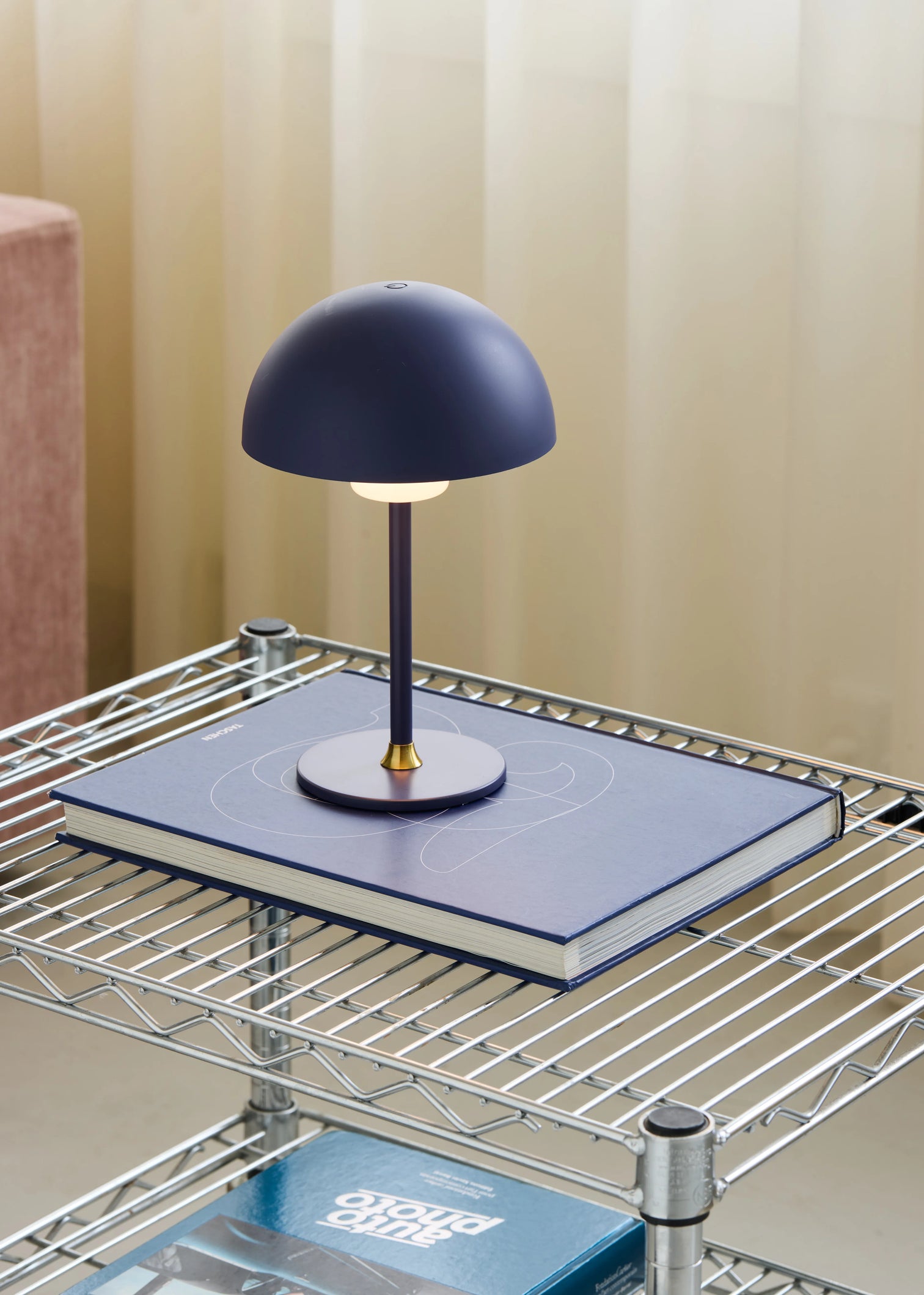 
Outdoor Design Table Lamp "Moon Light" - Dark blue