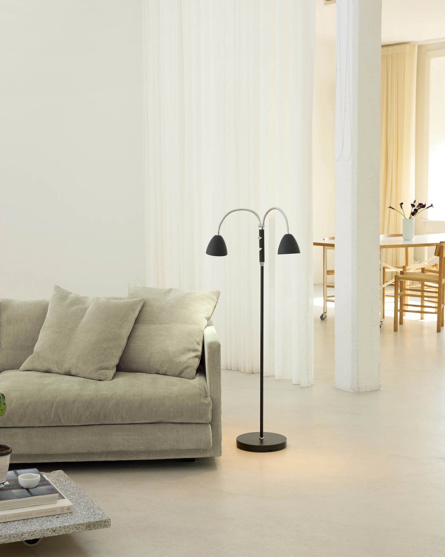 
Lampadaire "Room" double design