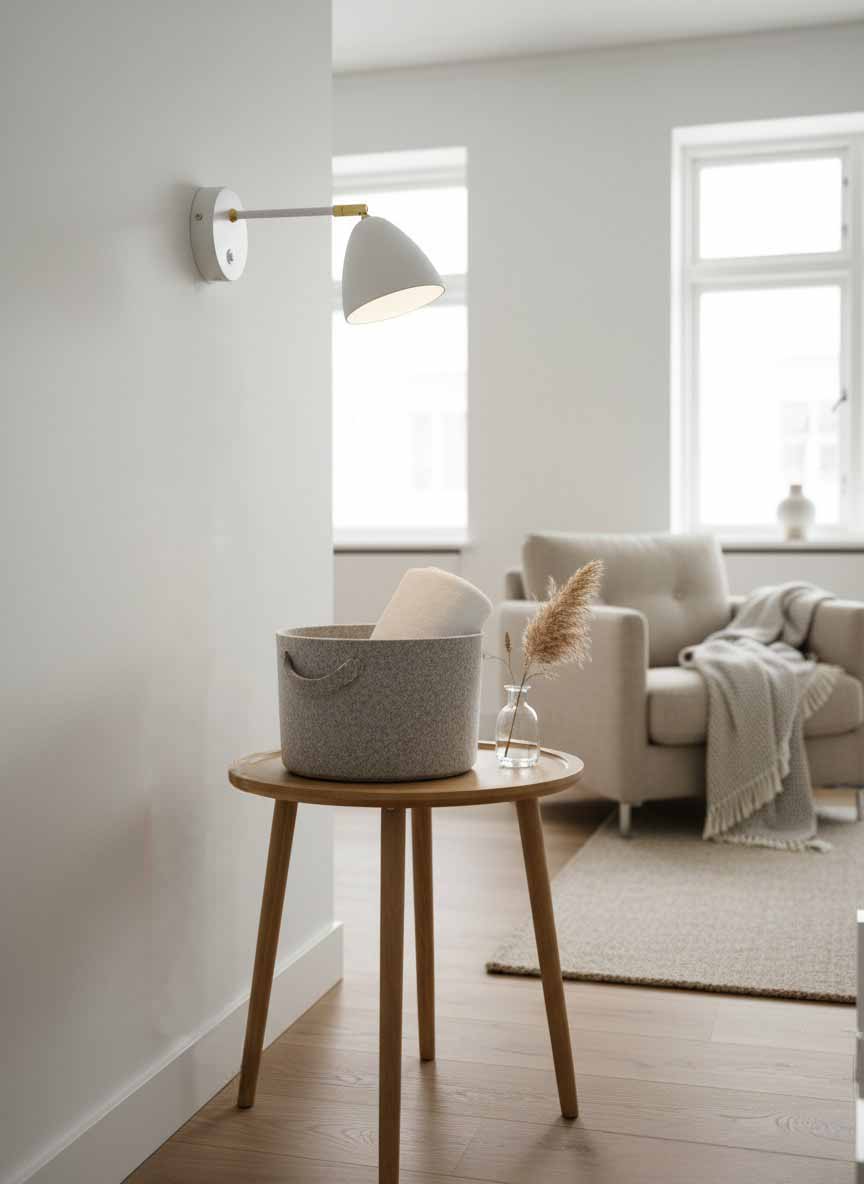 
"Room" Designer Wall Lamp - White