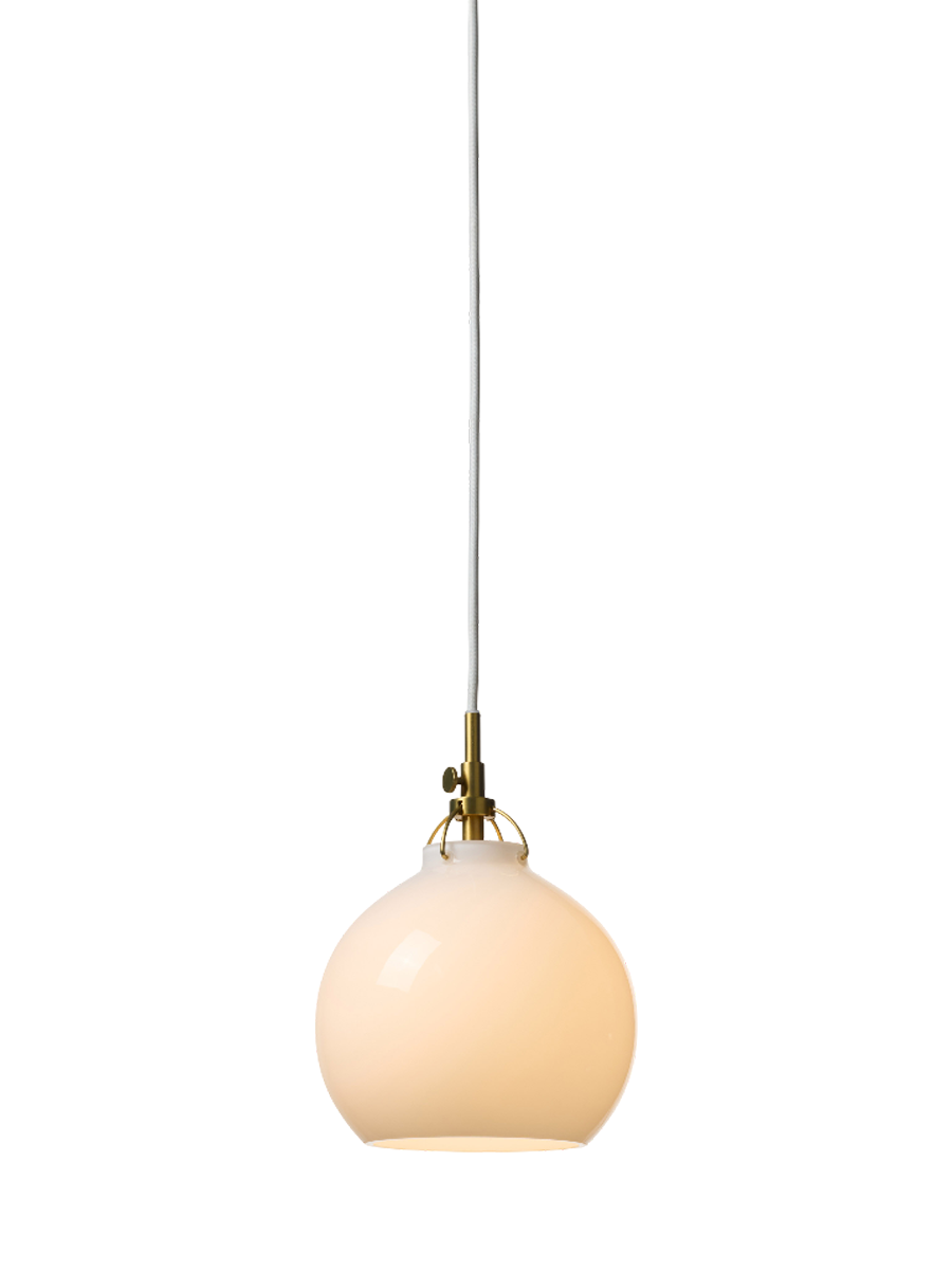 
Lampada a sospensione di design "Toscana" - Opale / ø 18cm
