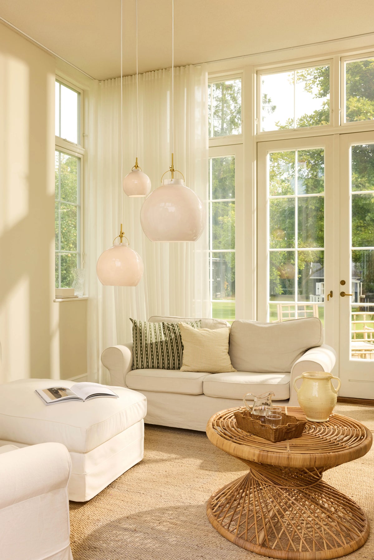 
Lampada a sospensione di design "Toscana" - Grigio / ø 18cm