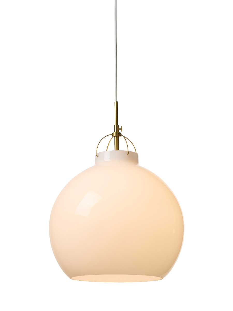 
Lampada a sospensione di design "Toscana" - Opale / ø 36cm