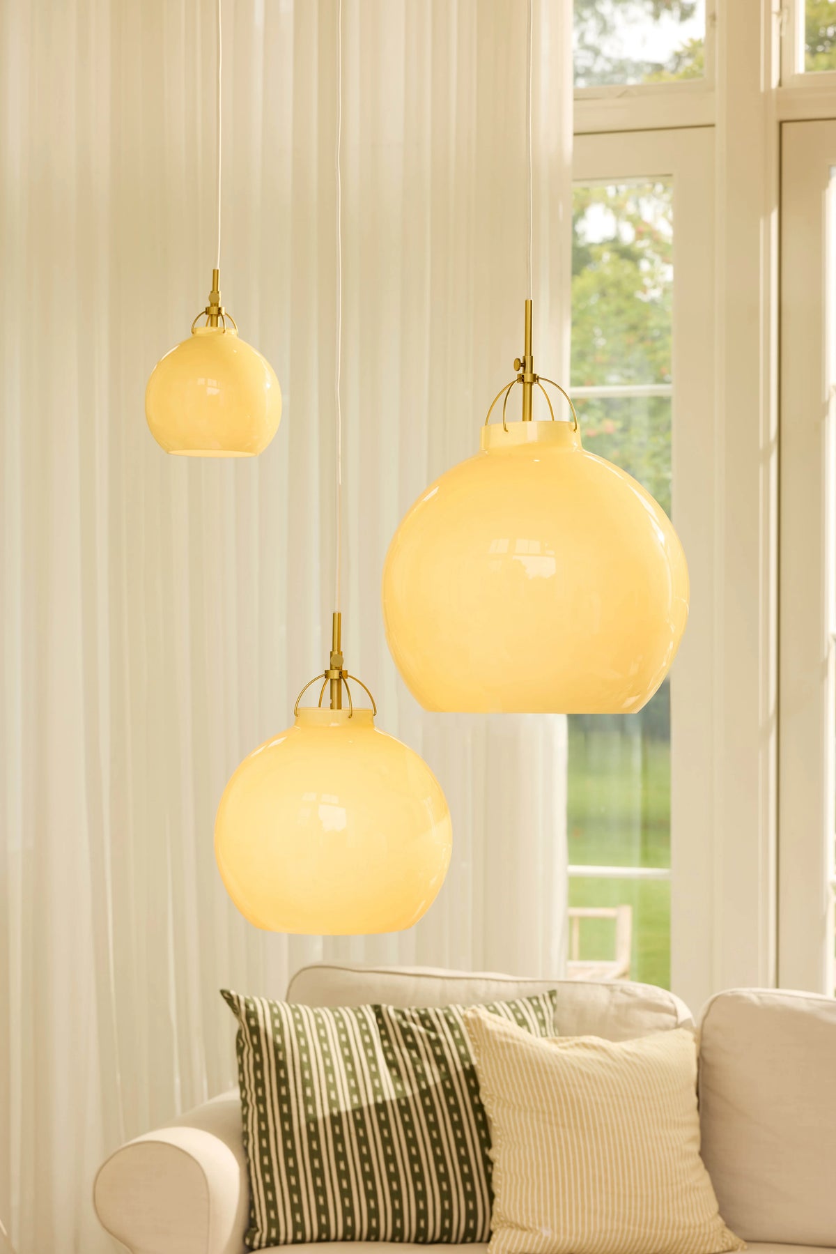 
Lampada a sospensione di design "Toscana" - Creme / ø 36cm