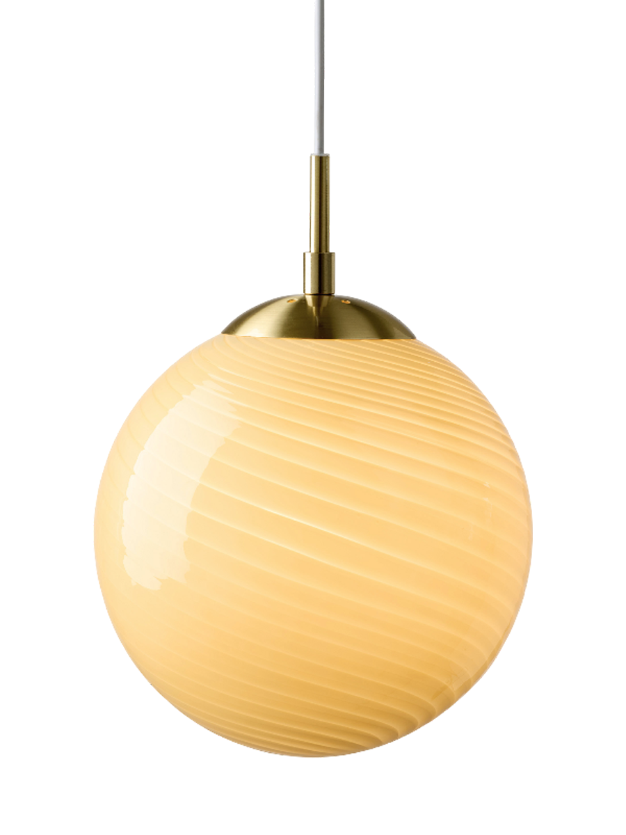 
Lampada a sospensione di design "Candy" - Creme / Piccolo