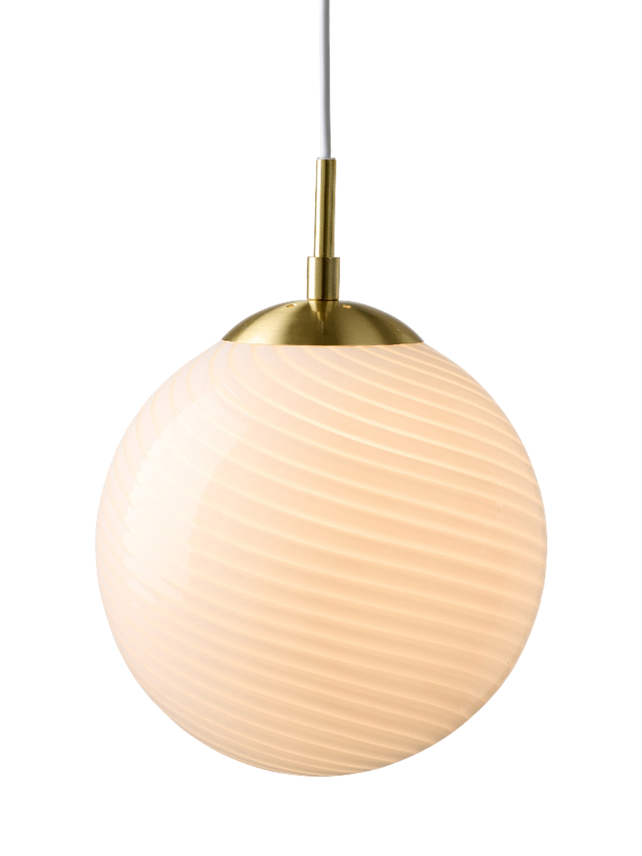 
Lampada a sospensione di design "Candy" - Opale / Medio