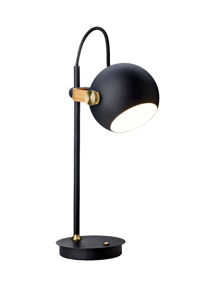 
Lampada da tavolo di design a LED "DC" - Nero