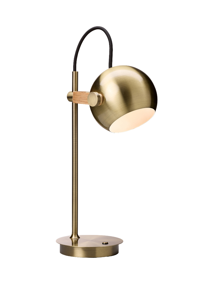 
Lampada da tavolo di design a LED "DC" - Ottone