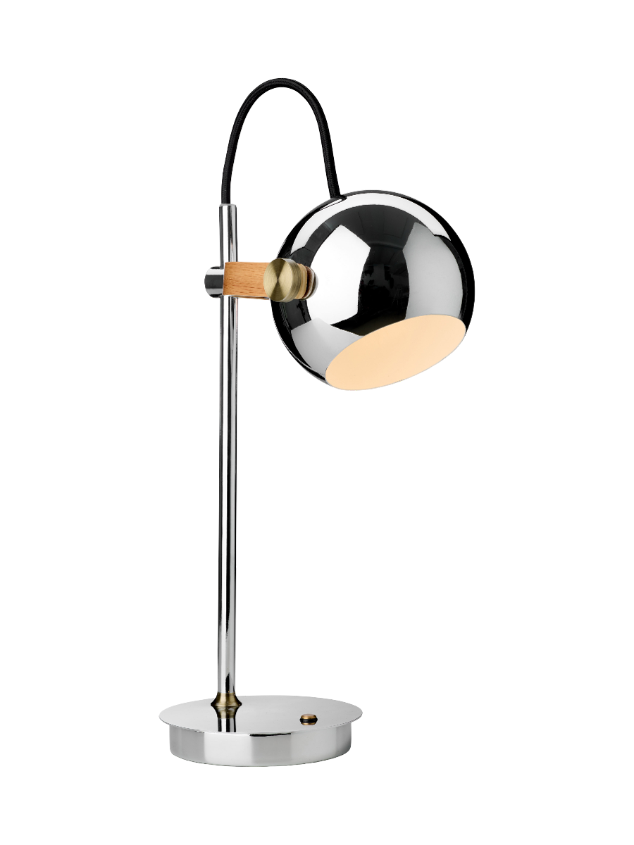 
Lampada da tavolo di design a LED "DC" - Chrome
