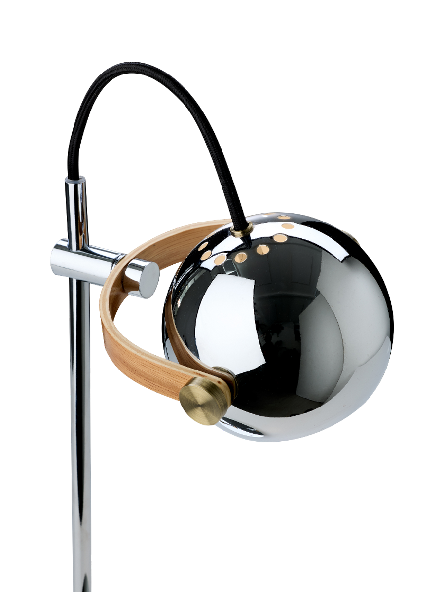 
Lampada da tavolo di design a LED "DC" - Chrome