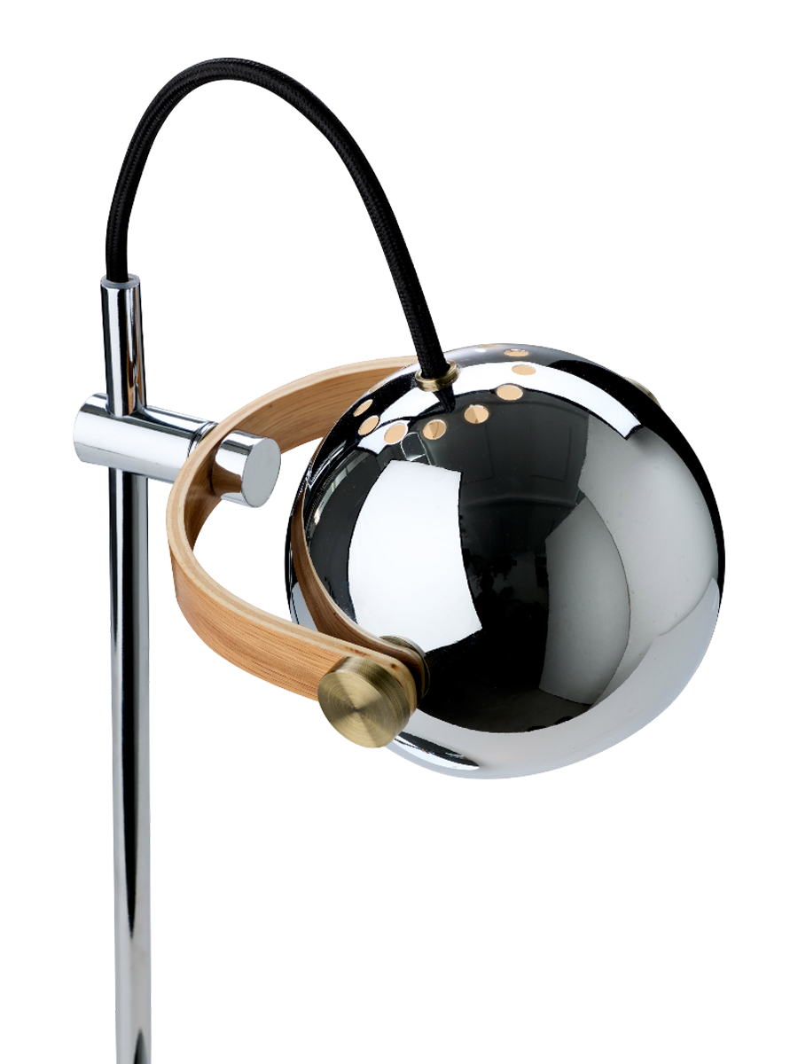 
Lampada da tavolo di design a LED "DC" - Chrome