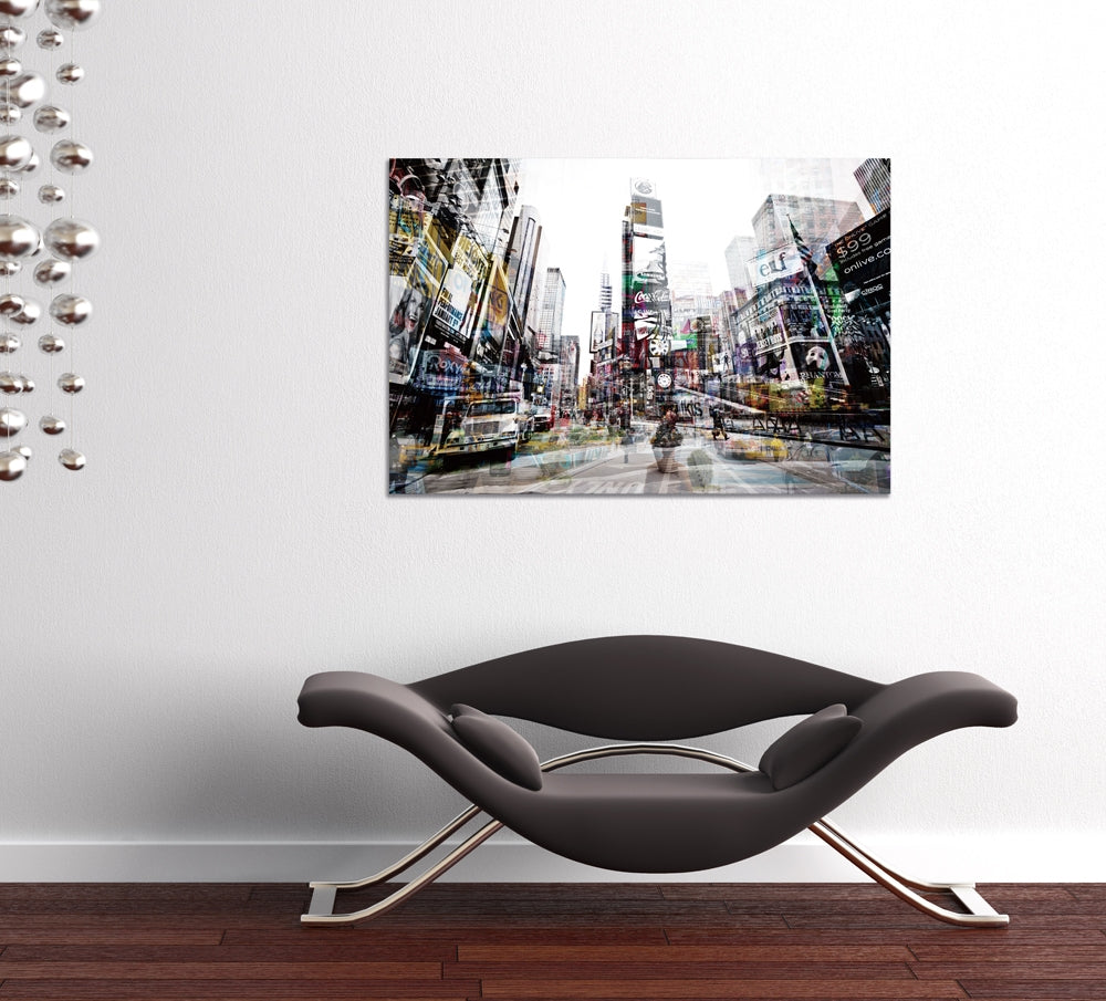 
Glasbild „Times Square“ 100 x 150 cm