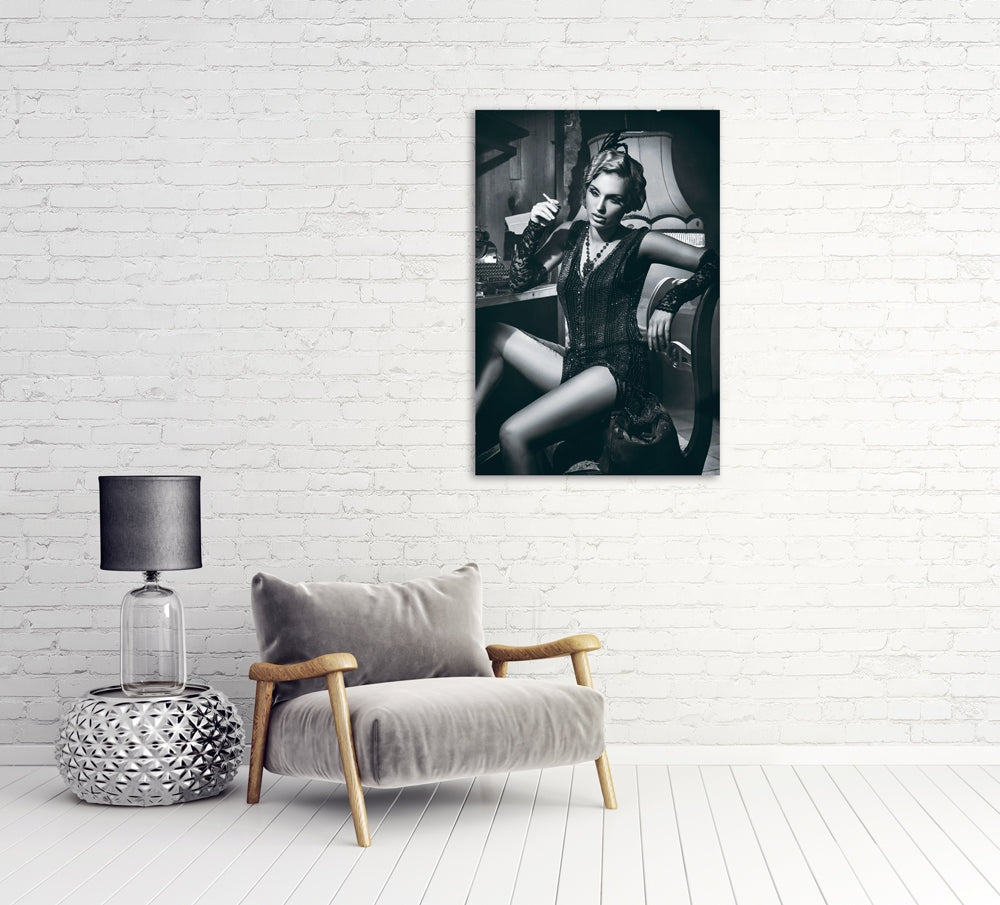 
Glasbild „Seductive Lady“ 80 x 120 cm