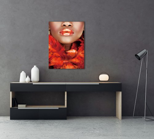 
Tableau en verre « Boa en plumes » - 60 x 90 cm