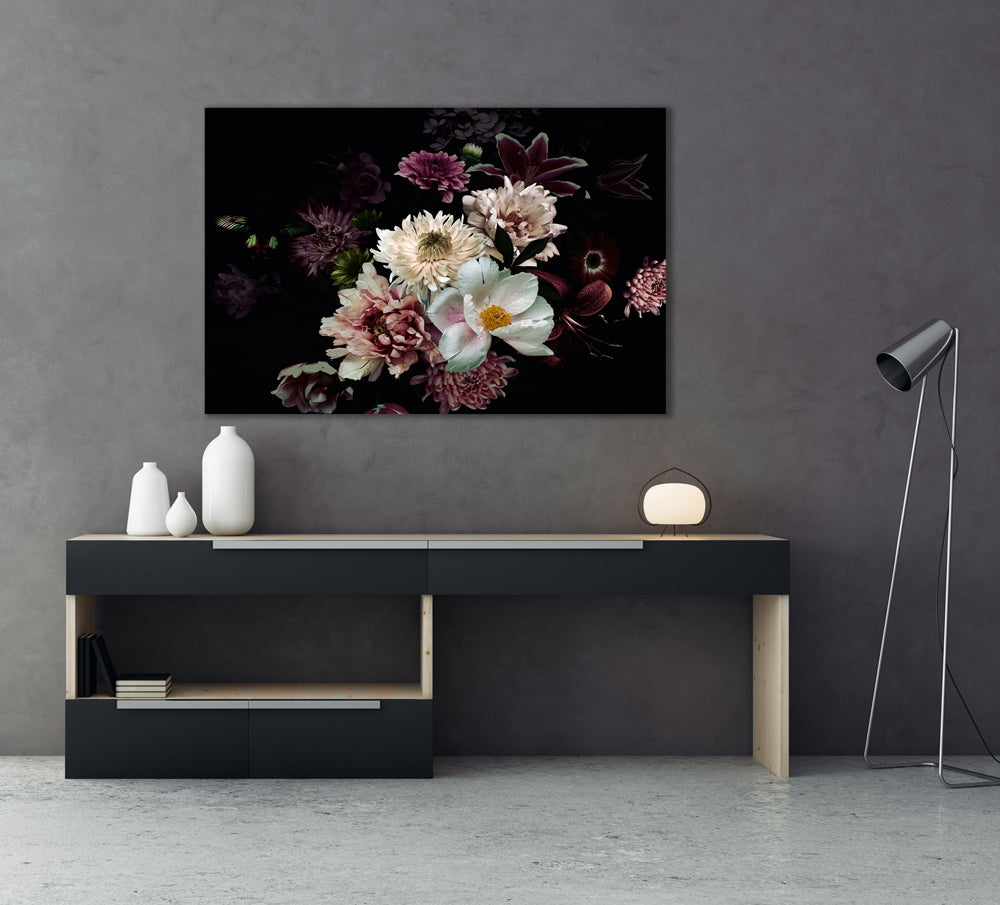 
Quadro in vetro «Fiori» 80 x 120 cm