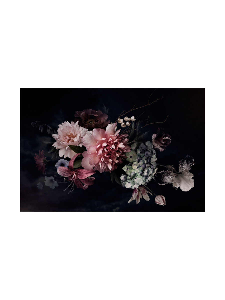 
Quadro in vetro «Fiori II» 80 x 120 cm