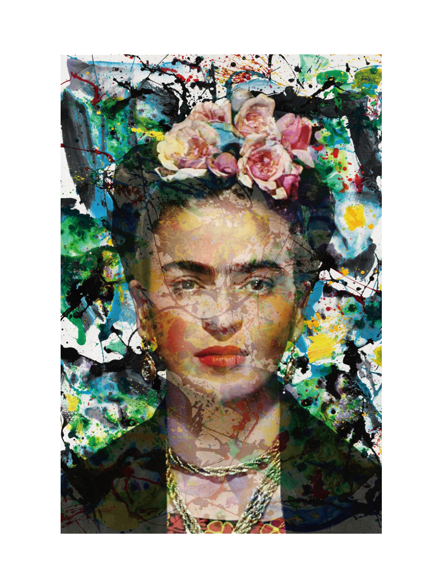 
Tableau en verre « Frieda abstraite » - 60 x 90 cm