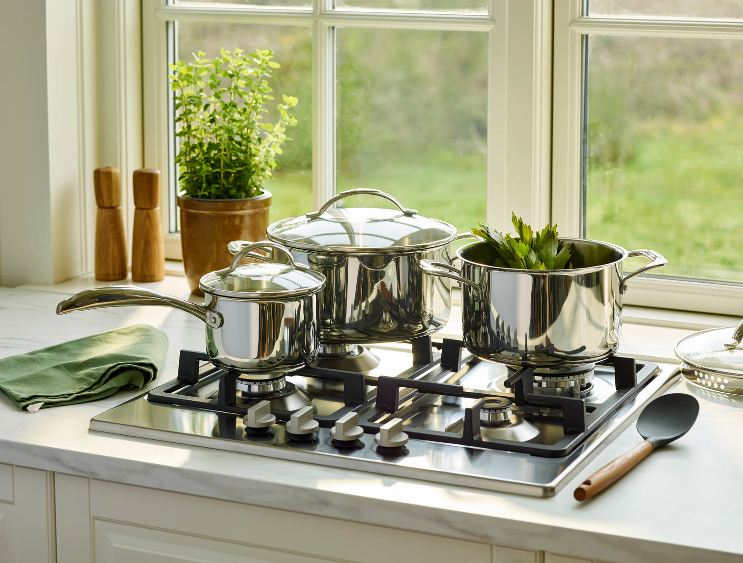 
Casserole de qualité supérieure « STS » avec couvercle - Ø 20 cm, 3,4 litres