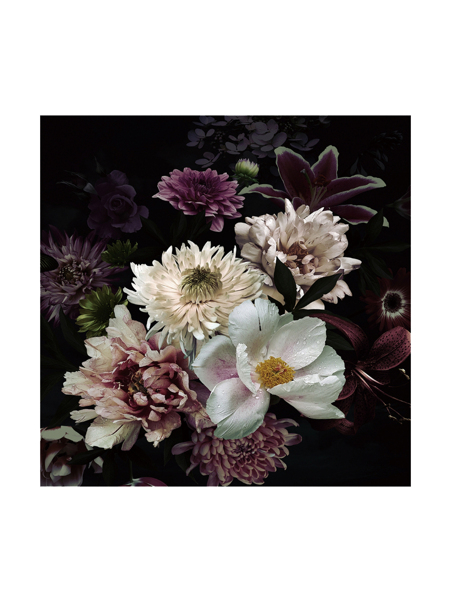 
Tableau en verre « Magnifique bouquet de fleurs » 80 x 80 cm