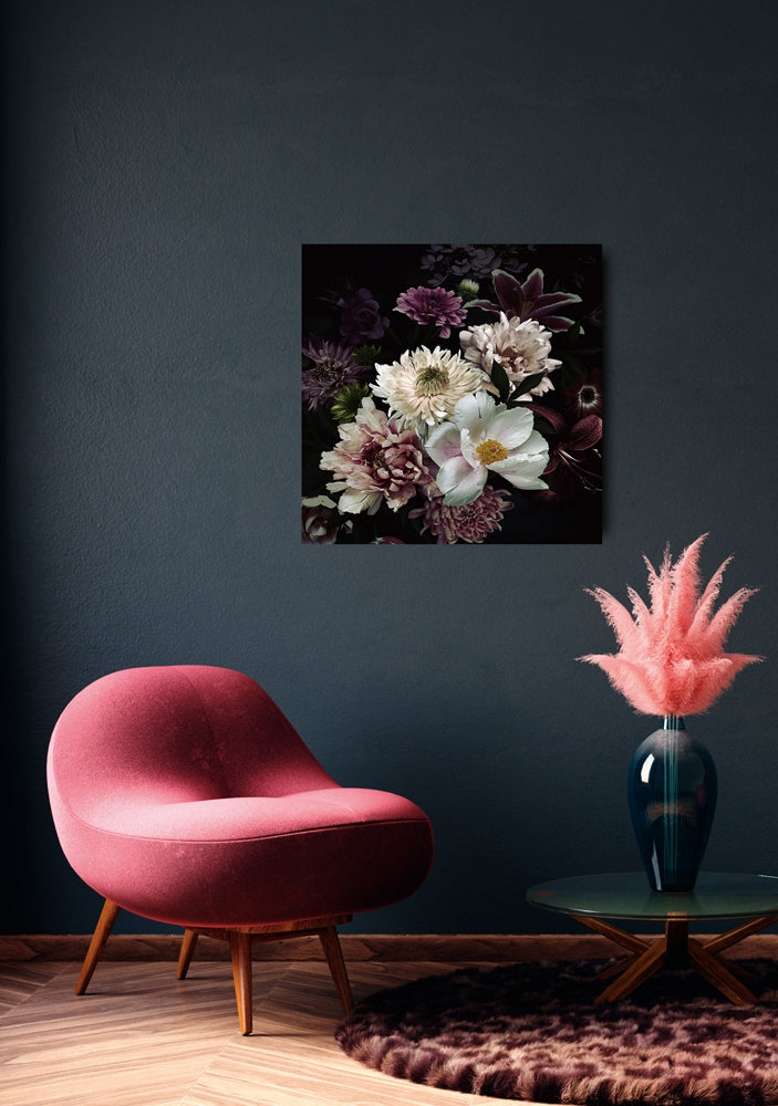 
Tableau en verre « Magnifique bouquet de fleurs » 80 x 80 cm