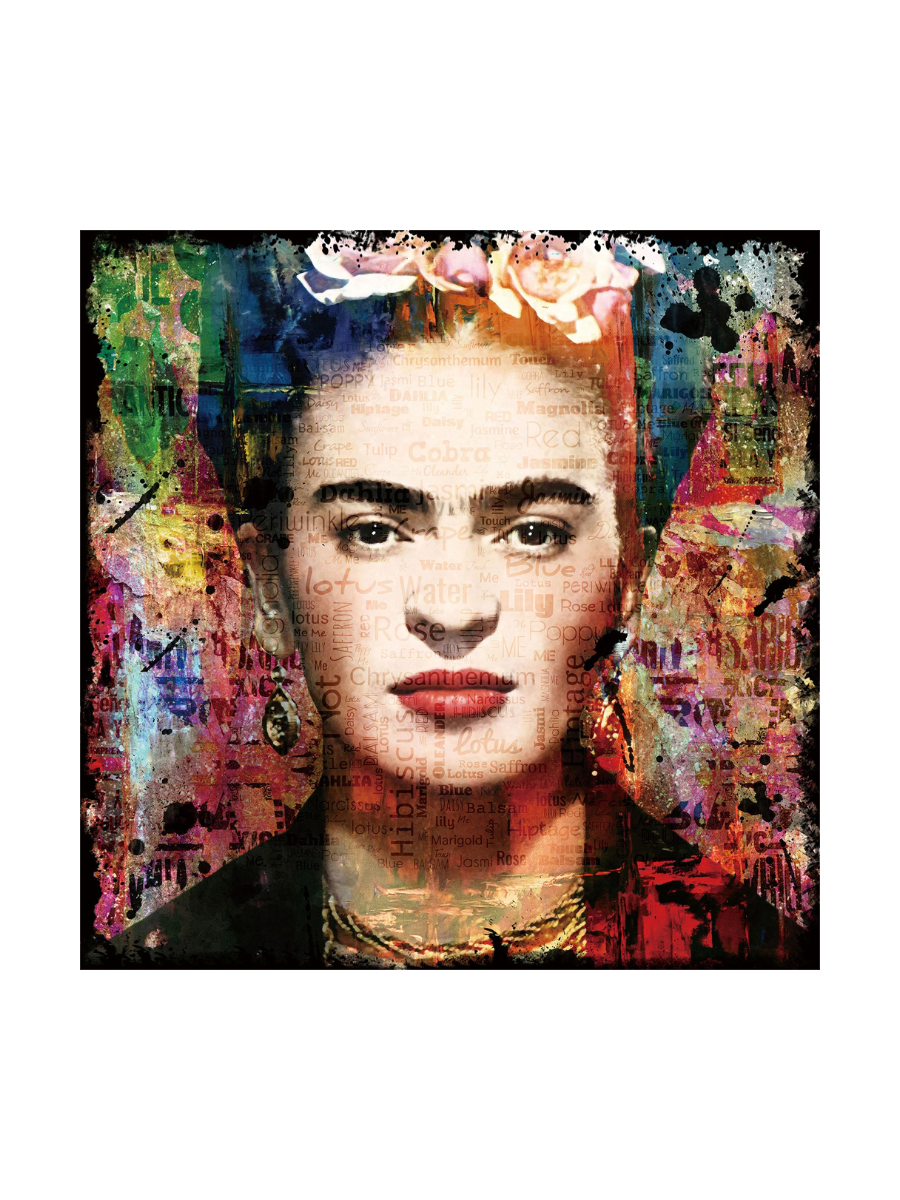
Glasbild „Pop Art Frida Kahlo“ 80 x 80 cm