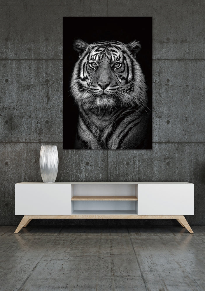 
Glasbild „Königstiger“ 80 x 120 cm