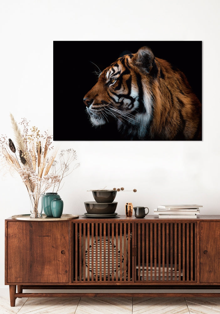 
Glasbild „Sibirischer Tiger“ 80 x 120 cm