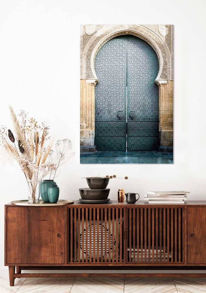 
Glasbild „Orientalische Tür“ 80 x 120 cm