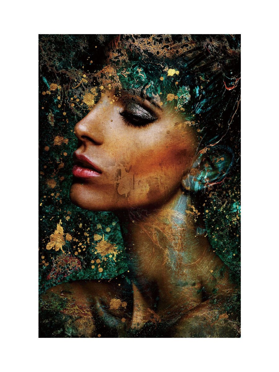 
Tableau en verre « Beauté turquoise » 80 x 120 cm