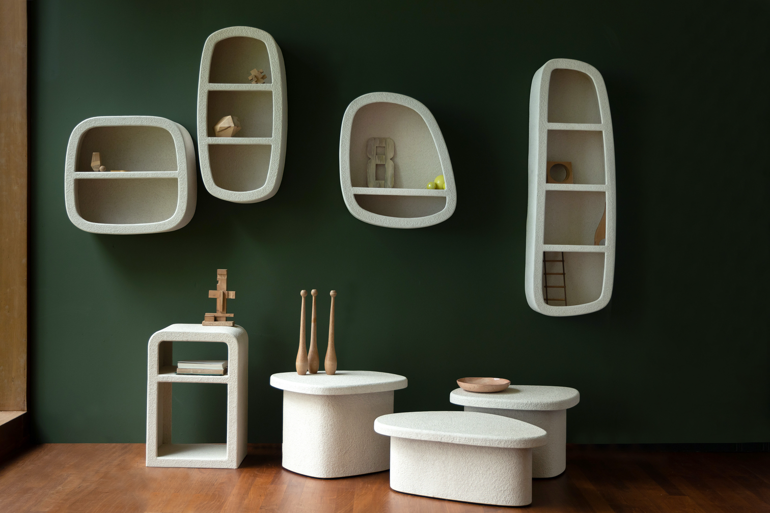 
Designer Wall Shelf "Veda" - 120 x 38 cm
