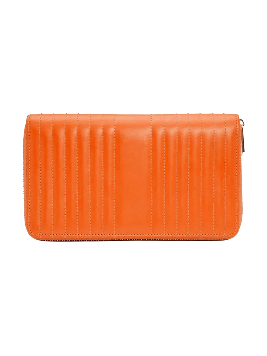 
Large Genuine Leather Jewelry Case "Portfolio Maria" - Tangarine