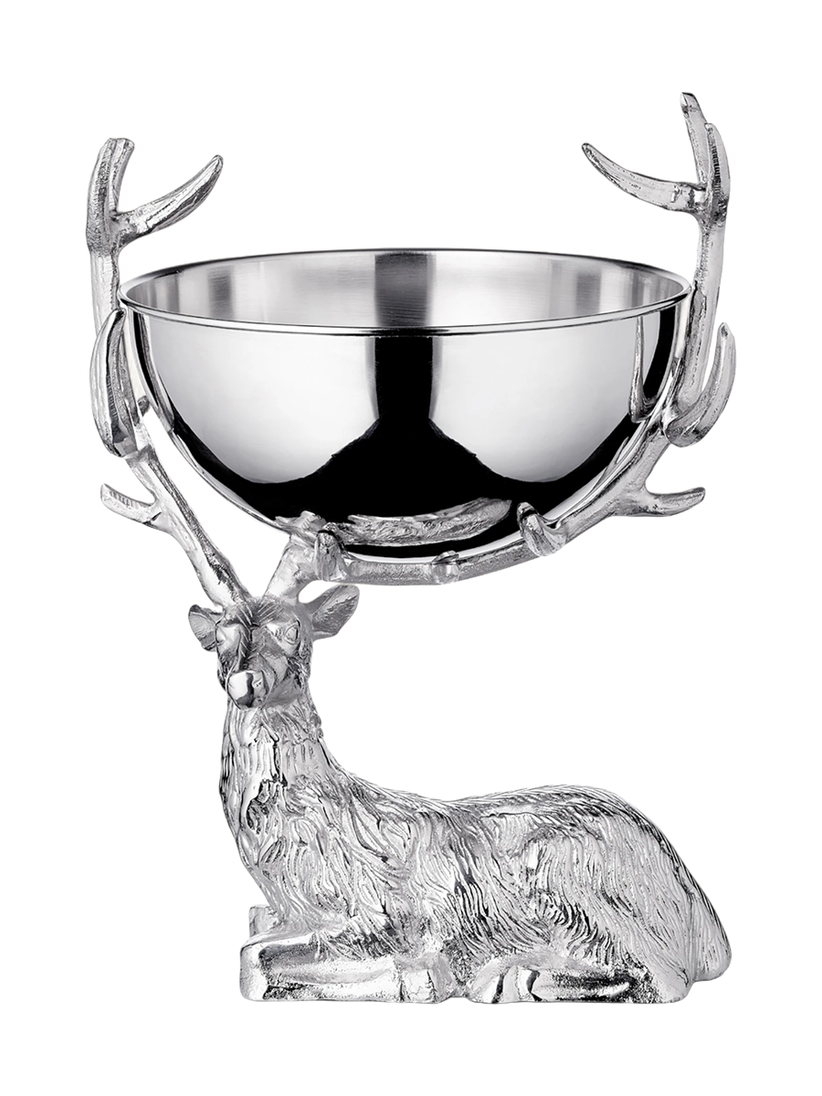 
Designer Bowl & Champagne Cooler "Richard" in nickel-plated stainless steel - Ø 32 x 50 cm