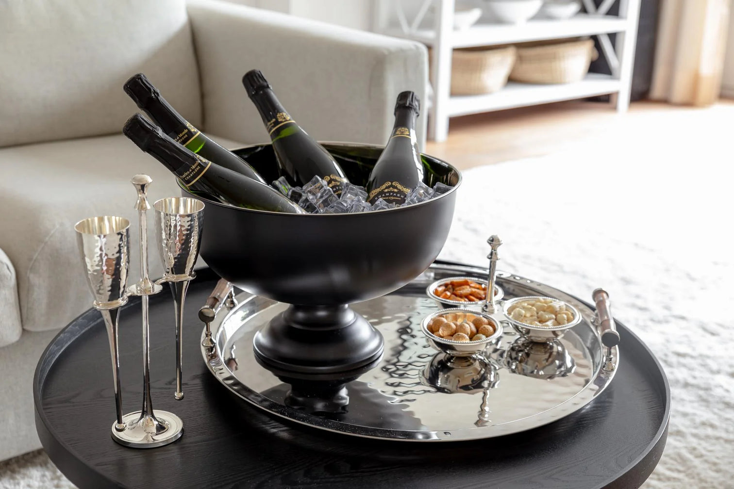 
Premium "Pearl" stainless steel sparkling wine cooler