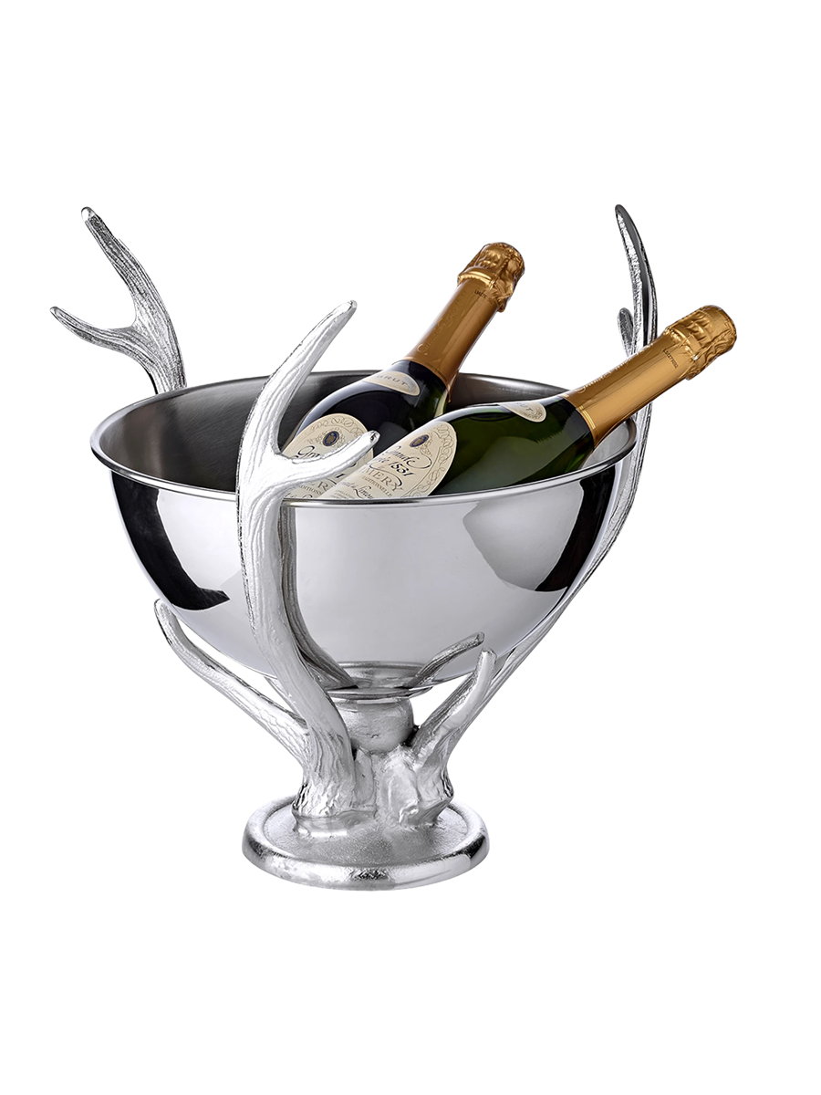
Seau à champagne haut de gamme « Lita » en acier inoxydable
