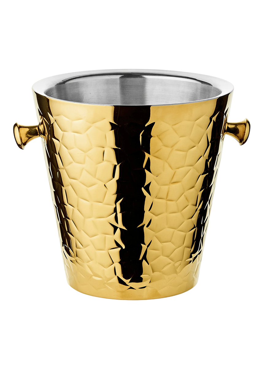 
Premium "Capri" stainless steel sparkling wine cooler, highly polished and double-walled - Ø 23 cm / Gold