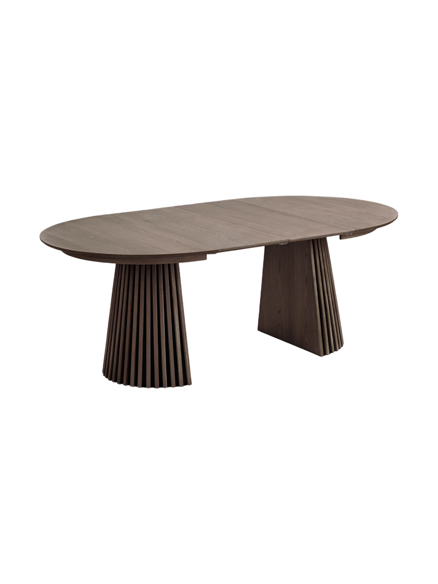 
Set da pranzo di design „Osakka & Levanto“ composto da 7 pezzi - Rovere Marrone scuro