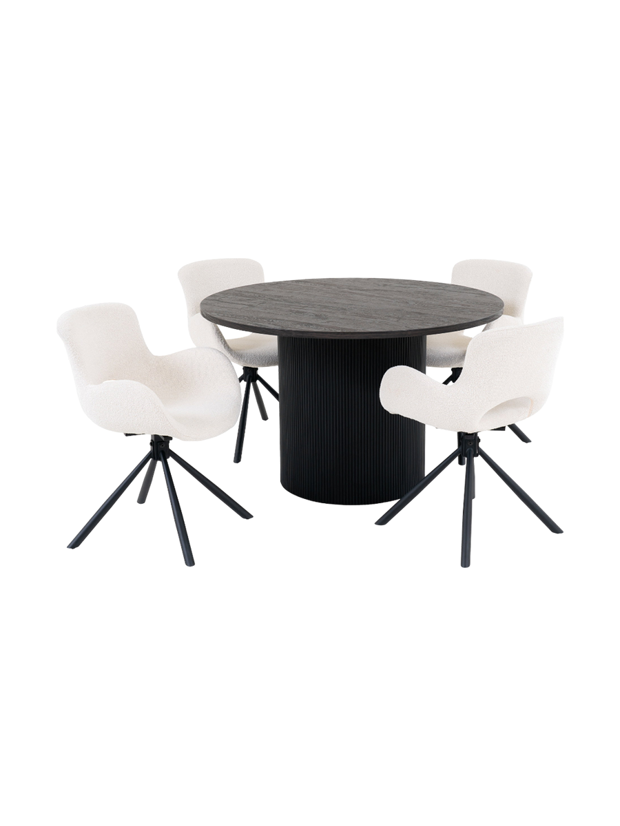 
Set da sala da pranzo di design composto da 5 pezzi «Metey & Amorim»