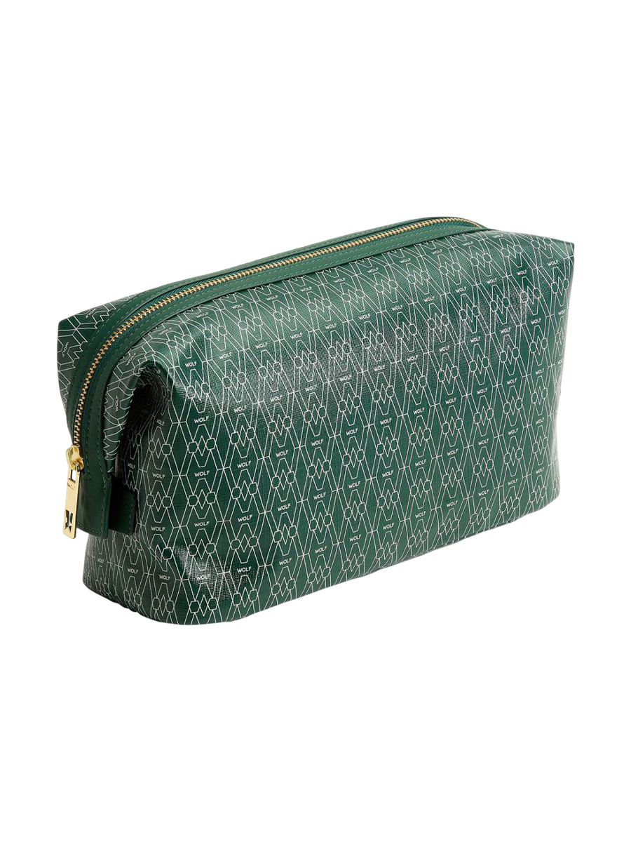 
"Signature" Toiletry Bag - Green